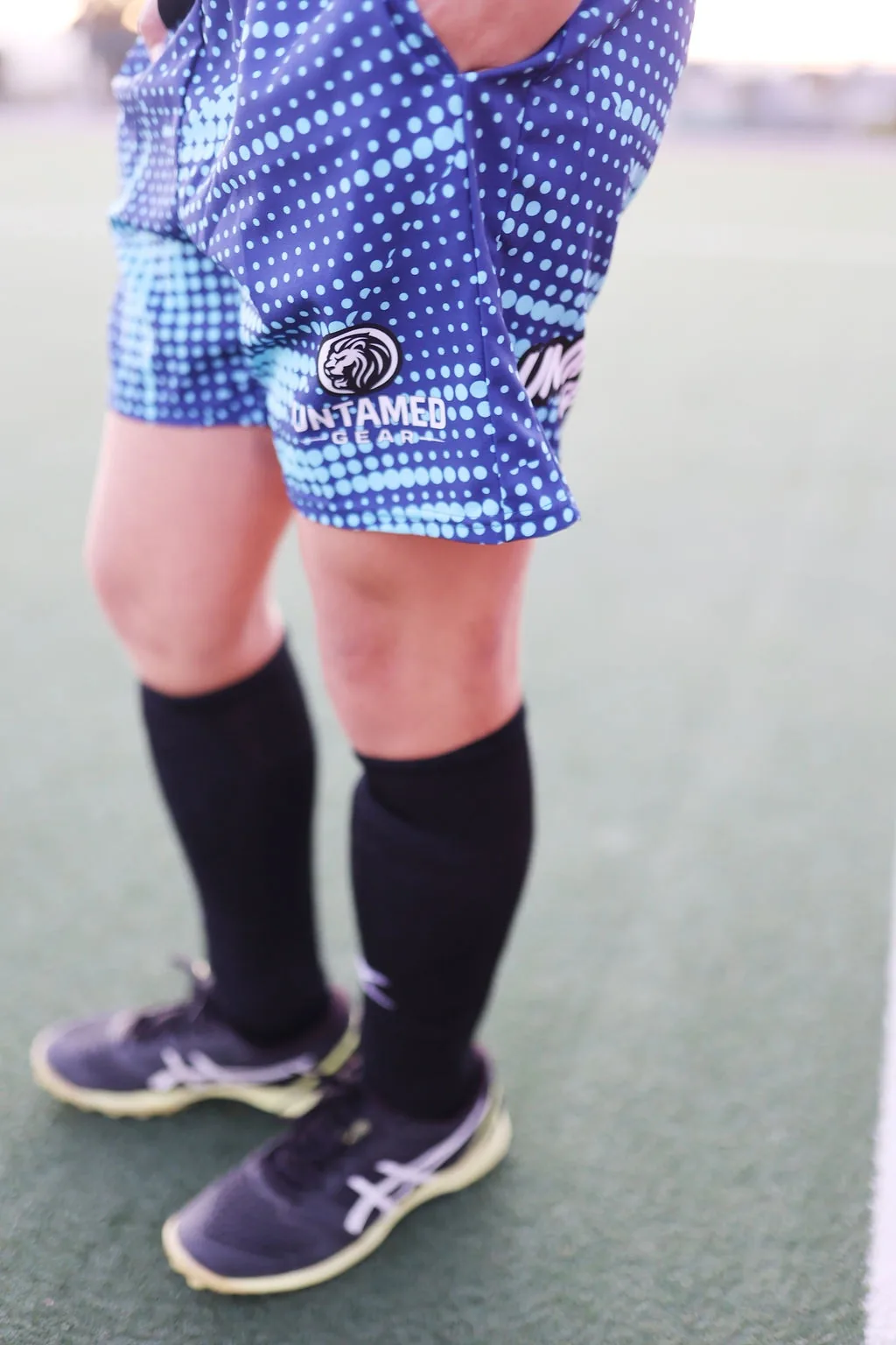Blue Hockey & Gym Shorts