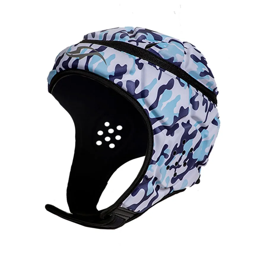 Blue & Navy Camo Scrum Cap