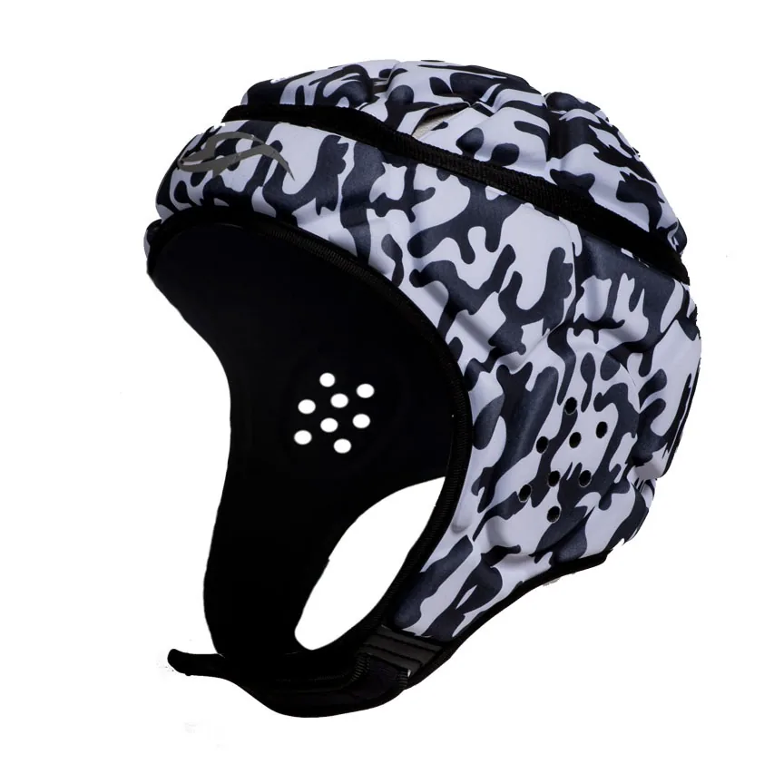 Black & White Camo Scrum Cap