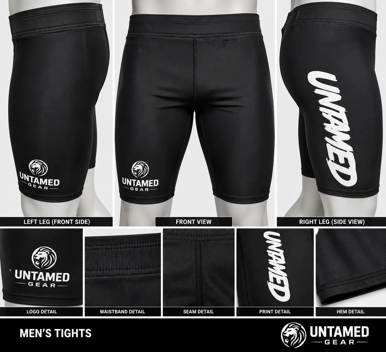 Untamed Performance Tights – Black