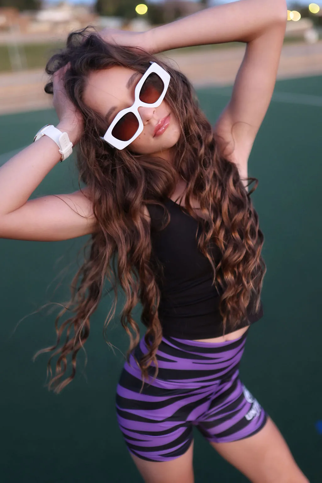 Purple Performance Tights