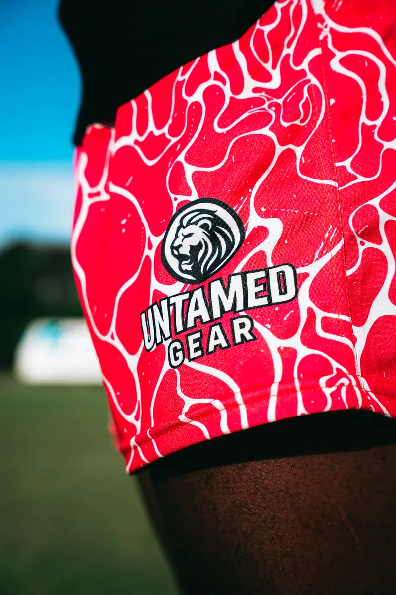 Pink Surge Rugby Shorts